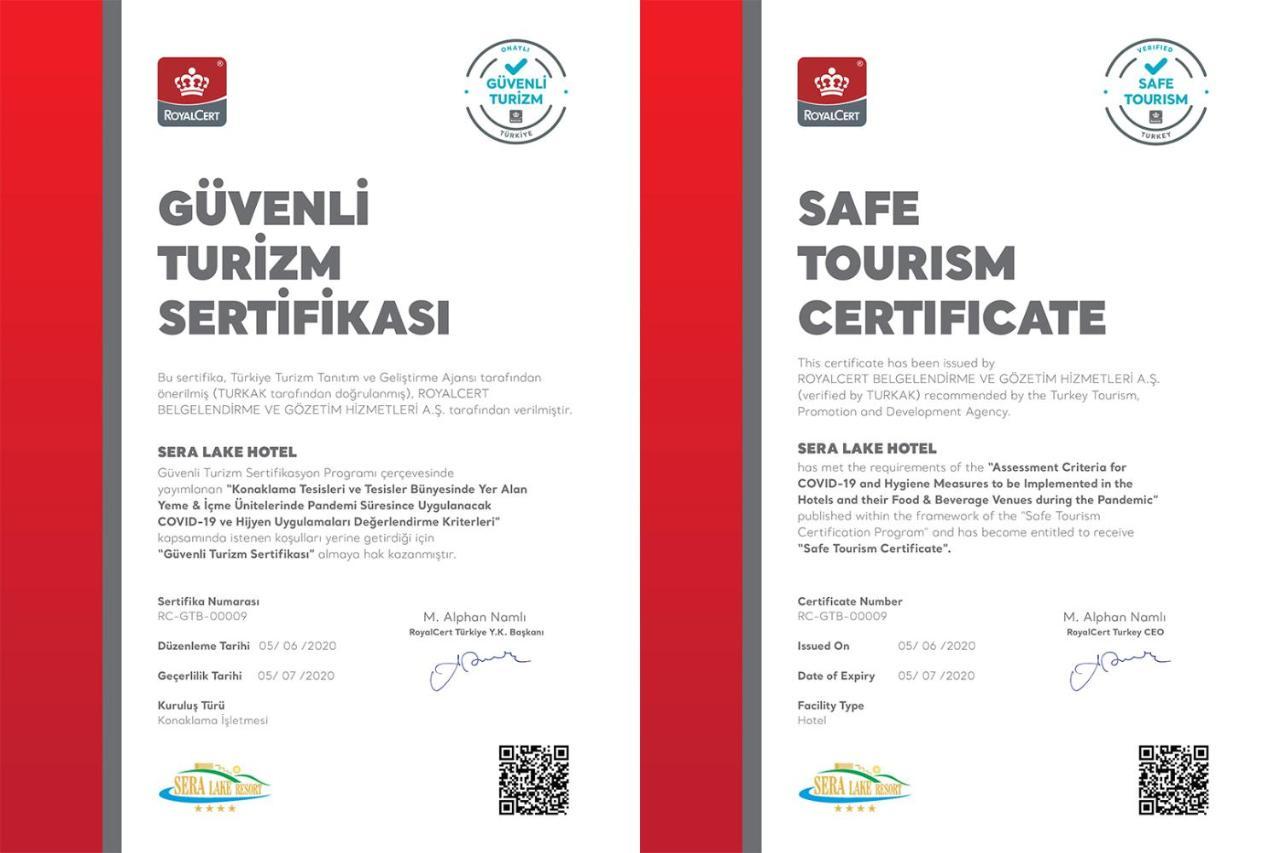 Sera Lake Resort Hotel Spa & Aparts Trabzon Zewnętrze zdjęcie